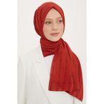 Armine 00OA0444 Kırmızı Crush Şal