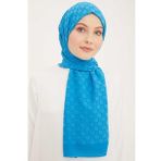 Armine 08PL-21187 Gökyüzü Mavisi Yazlık Pure Line Şal Serisi Yaz Trend Şal