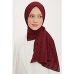 Armine 10004-03 Siyah Kesik Desenli Şal