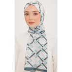 Armine 10006-07 Yeşil Karma Desen Trend Şal