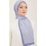 Armine 2-120 Trend Monogram Mavi Şal