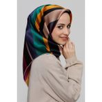 Armine 2020 Yaz Serisi Ipek Sura Eşarp 8301DS-84 - Renkli