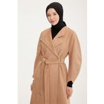 Armine 22K8208 Bej Kadın Manto