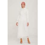 Armine 22K9422 Ekru Kadın Elbise