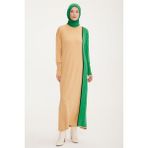 Armine 22KD4244 Camel Kadın Elbise