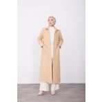 Armine 23K8607 Bej Kadın Manto