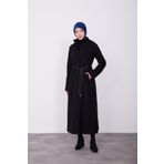 Armine 23K8710 Siyah Kadın Manto