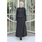 Armine 24KTD600 Trend Siyah Etekli Triko Takım