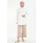Armine 24YT219 Trend Geniş Duble Paça Bej Pantolon