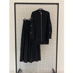 Armine 25YT654 Trend Kolları Halka Detaylı Pantolonlu Siyah 2'li Takım
