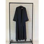 Armine 25YT902 Trend Fularlı Siyah Abaya Bayan Elbise