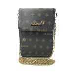 Armine 266 Baskılı Askılı Kahverengi Kadın Günlük Çanta