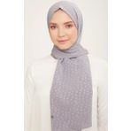 Armine 4-358 Gri Kalpli Şal