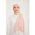 Armine 44204-01 Toz Pembe Saçaklı Şal
