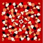 Armine 6083-10 Soft Kırmızı Desenli Eşarp