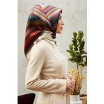 Armine 8237D-02 Nostalji Serisi Twill İpek Eşarp