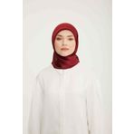 Armine 829 Trend Bordo Düz Renk Jan Jan Şifon Eşarp