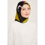 Armine 9050-37 Siyah Lacivert Eşarp