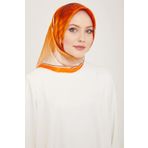 Armine 9100-31 Turuncu İpek Eşarp