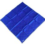 Armine 9178-36 Mavi Yeşil Monogram Desen Sura İpek Eşarp