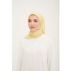 Armine APCE-22041 Sarı Pamuk Cazz Eşarp