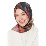 Armine Armine Ipek Eşarp 8508D (Twill) (Nostalji)-80, Turkuaz