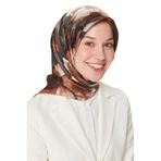 Armine Armine Ipek Eşarp 8534D (Twill) (Nostalji)-31, Turuncu