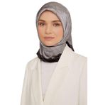 Armine Armine Ipek Eşarp 8832D (Twill) (Nostalji)-03, Gri