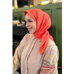 Armine Atne 595 Natural Modal Nar Çiçeği Eşarp