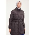 Armine Beli Kuşaklı Şişme Kaban 22k7808 Antrasit K22KA7808001-1389