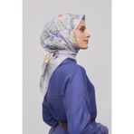 Armine Çiçek Desenli Saf İpek Sura Eşarp 9347D 82
