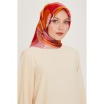 Armine Çiçek Desenli Sura Saf İpek Eşarp 9200D 50 50