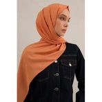 Armine Damla Desen Bambu Cotton Şal 72, Turuncu
