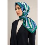 Armine Desenli Saf Ipek Sura Eşarp 9303- 81