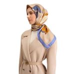 Armine Desenli Saf Ipek Sura Eşarp 9317-34, Çok Renkli