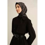 Armine Desenli Saf Ipek Sura Eşarp 9321-58, Bej