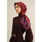 Armine Desenli Saf Ipek Sura Eşarp 9325- 83