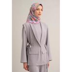 Armine Desenli Saf Ipek Twill Eşarp 9300-06, 4