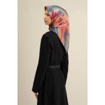 Armine Desenli Saf Ipek Twill Eşarp 9308- 01