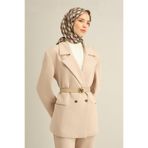 Armine Desenli Saf Ipek Twill Eşarp 9309-84, Mor