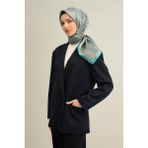 Armine Desenli Saf Ipek Twill Eşarp 9319- 50