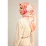Armine Desenli Saf Ipek Twill Eşarp 9337- 82