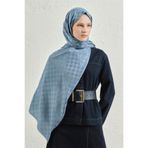 Armine Elegance İpek Pamuk Dama Şal 26