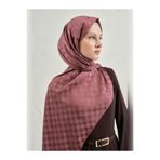 Armine Elegance Ipek Pamuk Dama Şal 32, Tek Ebat, Elegance Ipek Pamuk Dama, Bordo, Kadın