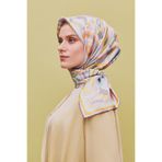 Armine Etnik Desenli Saf İpek Sura Eşarp 9323D 81