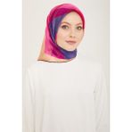 Armine Geometrik Desenli Twill İpek Eşarp 24Ya9137 55 34 - Renkli