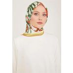 Armine İpek Eşarp 2024 Yaz - 9123-34 Yeşil Twill