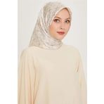 Armine İpek Eşarp 2025 Kış - 9207-84 Twill - Krem