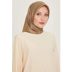 Armine İpek Eşarp 2025 Kış - 9210-33 Hardal Twill
