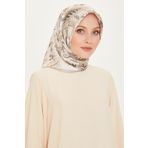 Armine İpek Eşarp 2025 Kış - 9227-85 Bej Twill